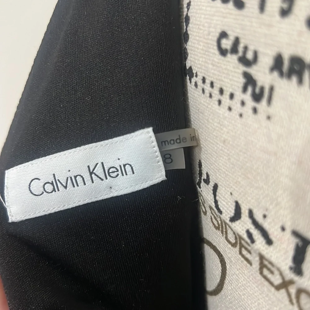 Calvin Klein Multi Color Fit and Flare Dress -B4 - Picture 6 of 6